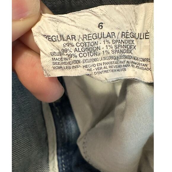 Code Bleu jeans semi distressed flare jeans size 6 - Picture 5 of 13